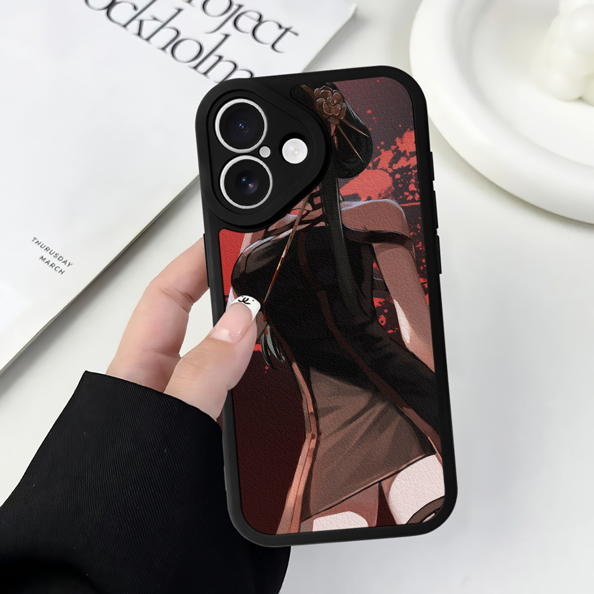 （画像用） SPY×FAMILY间谍家家酒 【iPhone 16シリーズ対応】シリコンスマホケース（レザー調） 材質：シリコン